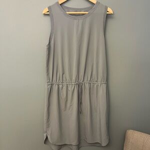 Athleta Gray Sleeveless Mini Dress